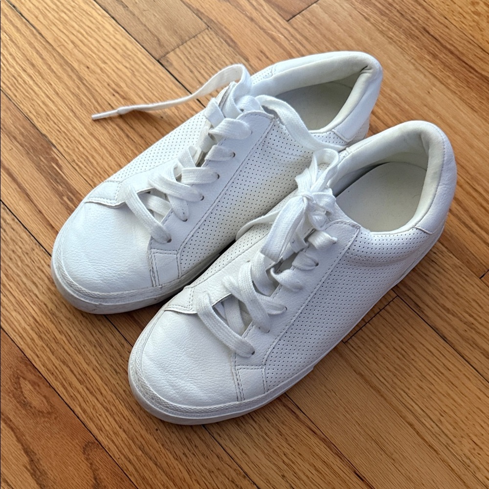 White Low-Top Sneakers
